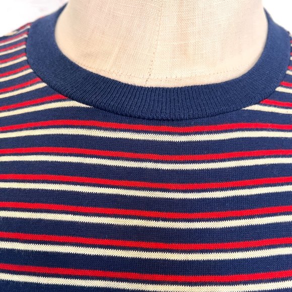 70's Striped Tshirt - Penneys Towncraft - Size Large - Striped - Picture 5 of 8